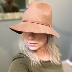 Brown felt hat